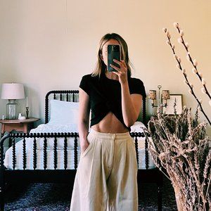 NWOT esby Apparel Nikita Pants Winter White Size 0